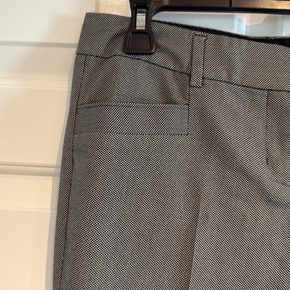 Express Columnist Pants in Black & White Microdot